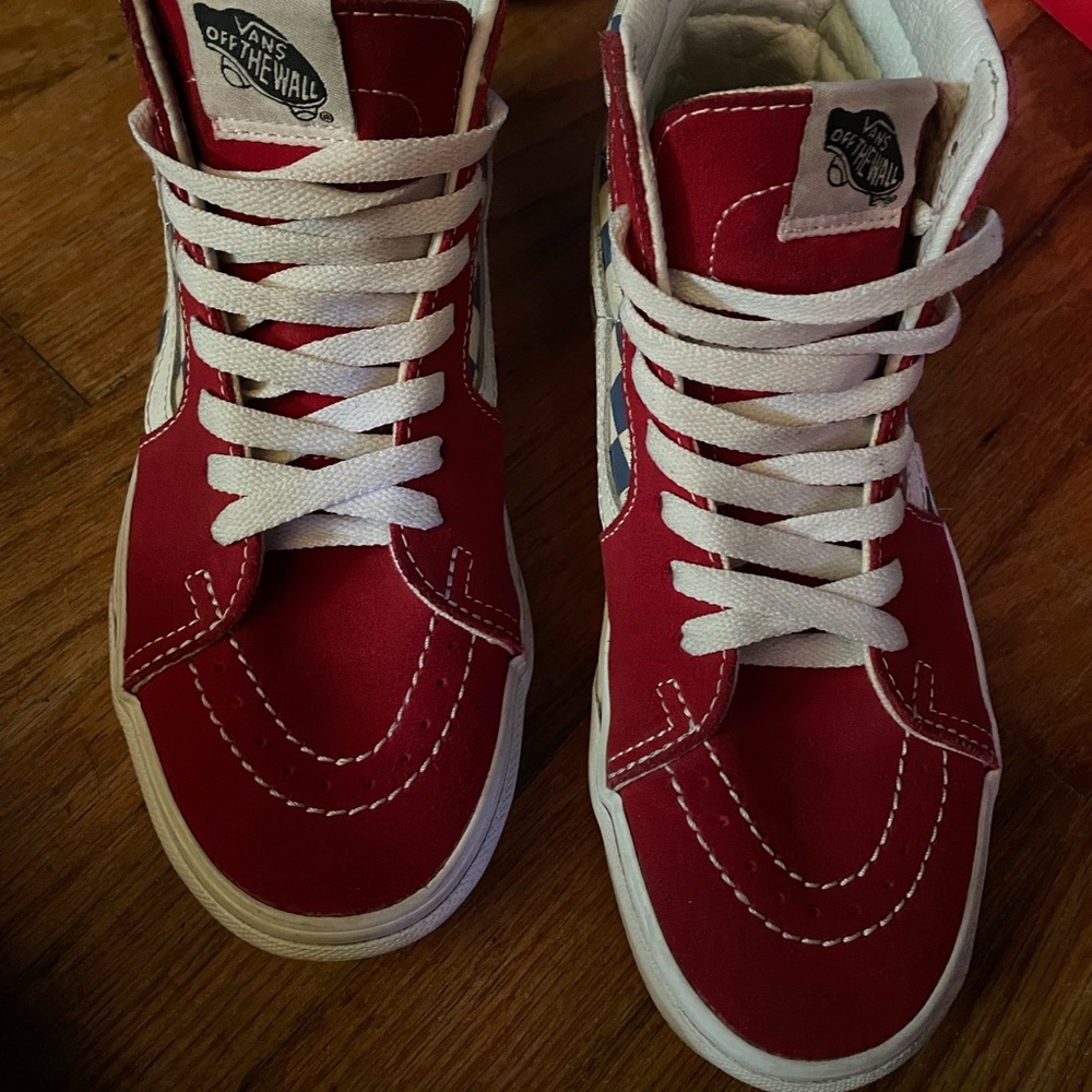 checkerboard vans